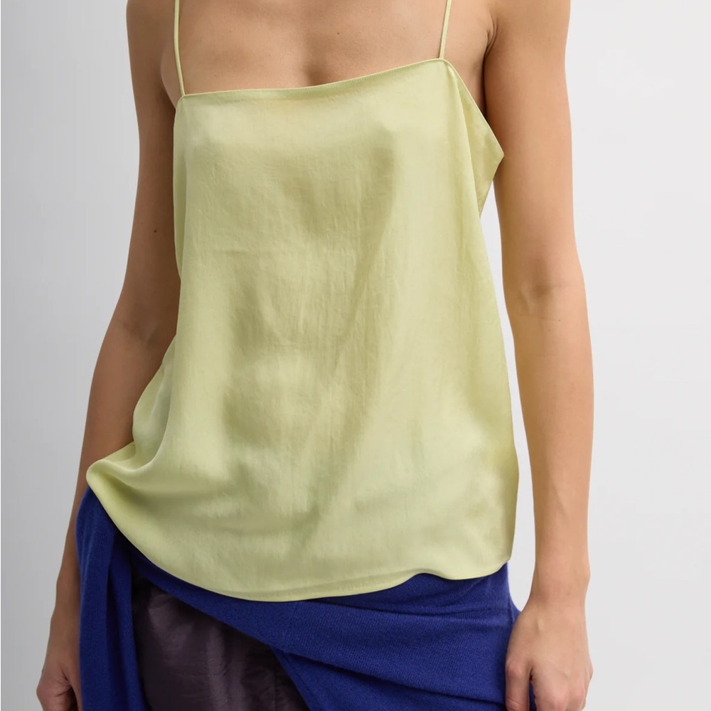 Tibi Light Yellow Camisole Top